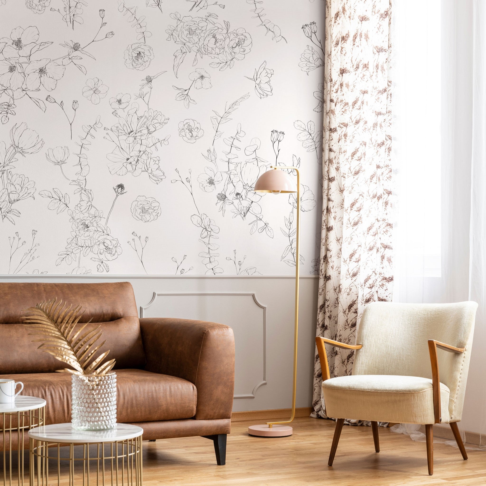 Modern wallpaper design and installation